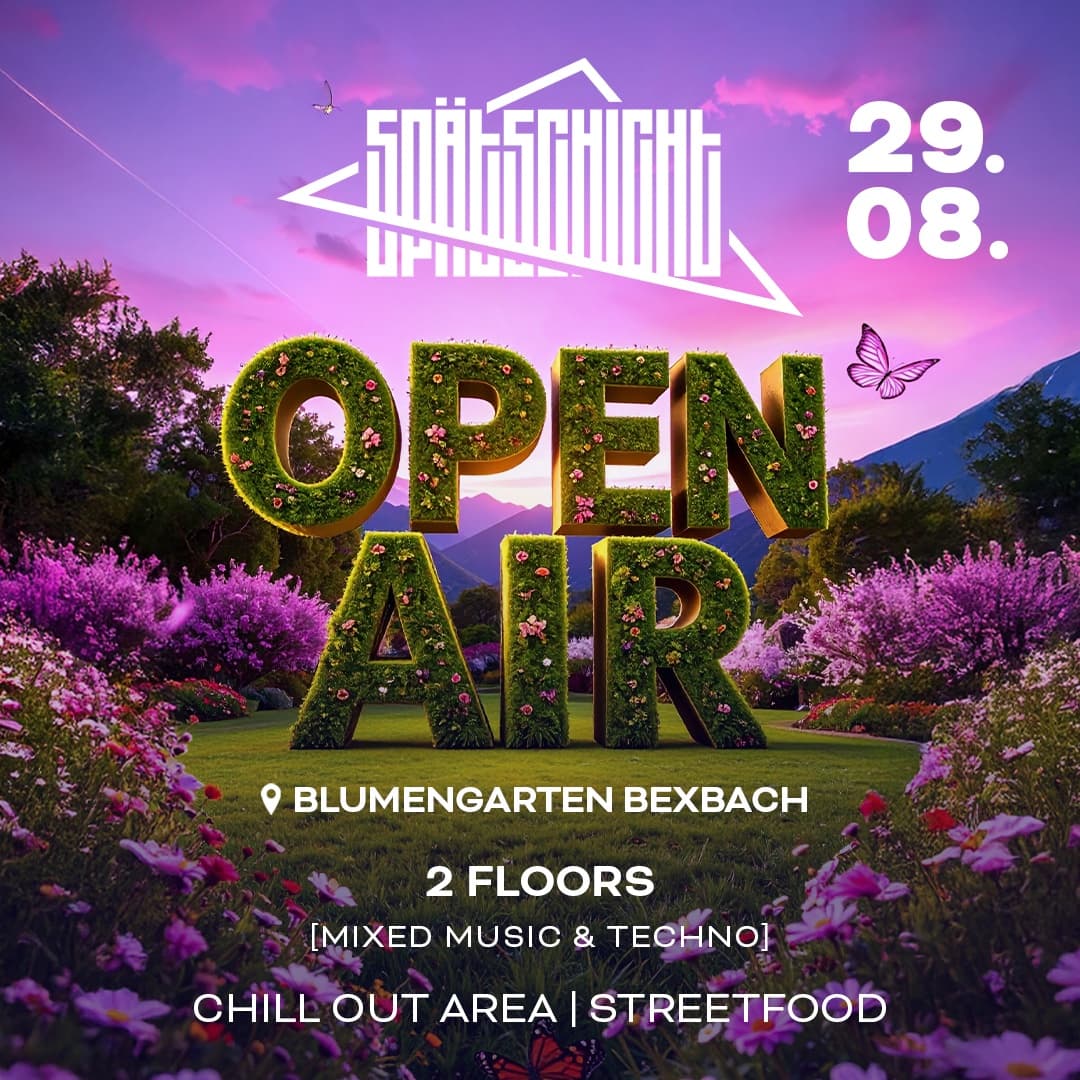 Spätschicht Open Air 2026 — Poster